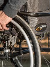 Man in wheelchair